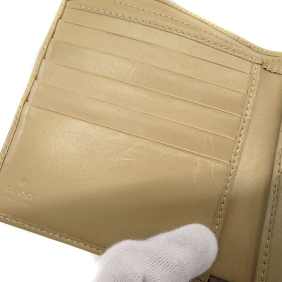 Gucci Double hook Wallet Beige Bifold - Picture 7 of 8